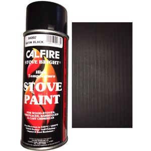 Stovebright Heat Resistant High Temperature Stove Bbq Paint - Satin Black 400ml Stovebright Heat Resistant High Temperature Stove Bbq Paint - Satin Black 400ml