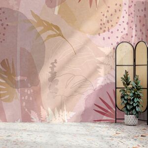 Superfresco Easy Abstract Leaf Pink Print To Order Fixed Size Mural Wallpaper Superfresco Easy Abstract Leaf Pink Print To Order Fixed Size Mural Wallpaper