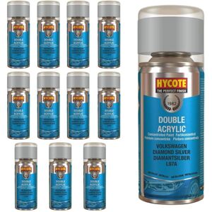 Hycote Colour Spray Paint Xdvw402 Volkswagen Diamond Silver (Metallic)150ml X12 Hycote Colour Spray Paint Xdvw402 Volkswagen Diamond Silver (Metallic)150ml X12