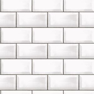 G45445 - Just Kitchens Metro Tile Black White Galerie Wallpaper G45445 - Just Kitchens Metro Tile Black White Galerie Wallpaper