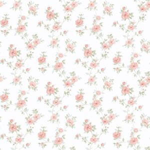 Pf38173 - Pretty Prints Mini Rose Trail Pink Turquoise Green Galerie Wallpaper Pf38173 - Pretty Prints Mini Rose Trail Pink Turquoise Green Galerie Wallpaper