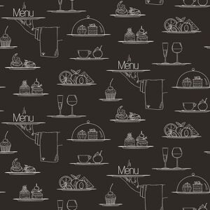 G45408 - Just Kitchens Chalkboard Menu Black Galerie Wallpaper G45408 - Just Kitchens Chalkboard Menu Black Galerie Wallpaper