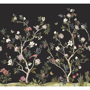 Db30510m - Daisy Bennett Floral Black Galerie Wallpaper Mural Db30510m - Daisy Bennett Floral Black Galerie Wallpaper Mural