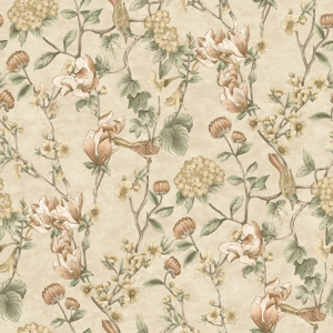 Does Not Apply Floral Bird Trail Cream Wallpaper 13600 Does Not Apply Floral Bird Trail Cream Wallpaper 13600
