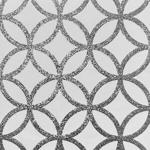 Arthouse Sequin Geo White/silver Sw9 Wallpaper Arthouse Sequin Geo White/silver Sw9 Wallpaper