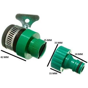 Onestopdiy New 12 X Quick Fix Flexible Rubber Hose To Tap Connectors Fits Hozelock - Onesto Onestopdiy New 12 X Quick Fix Flexible Rubber Hose To Tap Connectors Fits Hozelock - Onesto