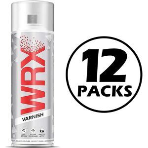 12x Wrx Matt Varnish 001 Multi Purpose Aerosol Spray Paint Fast Dry 400ml 12x Wrx Matt Varnish 001 Multi Purpose Aerosol Spray Paint Fast Dry 400ml