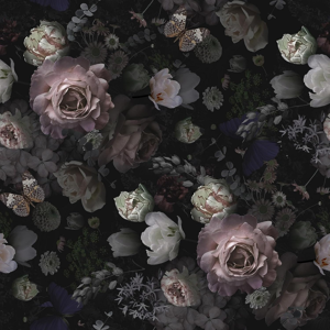 Does Not Apply Dark Floral Leaf Wallpaper Vintage Peel And Stick Wallpaper,44.5×300cm Dark Back Does Not Apply Dark Floral Leaf Wallpaper Vintage Peel And Stick Wallpaper,44.5×300cm Dark Back