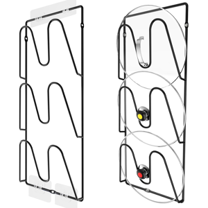 Does Not Apply Pot Lid Organizer Rack, 3-Tier Pot Lids Holder For Cabinet Door/wall, No Drillin Does Not Apply Pot Lid Organizer Rack, 3-Tier Pot Lids Holder For Cabinet Door/wall, No Drillin