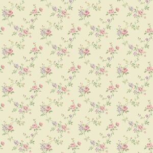 G67895 - Miniatures 3 Floral Green Galerie Wallpaper G67895 - Miniatures 3 Floral Green Galerie Wallpaper