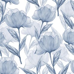 Soewiou White Floral Wallpaper,44.5×600cm Waterproof Self Adhesive Contact Pap Soewiou White Floral Wallpaper,44.5×600cm Waterproof Self Adhesive Contact Pap