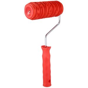 Sodial 3x(6 Inch Painting Roller With Handle Rubber Wood Pattern Graining Knurling8561 Sodial 3x(6 Inch Painting Roller With Handle Rubber Wood Pattern Graining Knurling8561