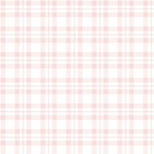 G78396 - Tiny Tots 2 Plaid Pink Galerie Wallpaper G78396 - Tiny Tots 2 Plaid Pink Galerie Wallpaper