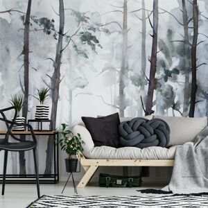 Genius Living Room Wallpaper Mural Large Size 151x102 Inch Watercolour Forest Trees Genius Living Room Wallpaper Mural Large Size 151x102 Inch Watercolour Forest Trees