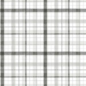Ck36628 - Kitchen Style 3 Plaid Checked Black Grey Galerie Wallpaper Ck36628 - Kitchen Style 3 Plaid Checked Black Grey Galerie Wallpaper
