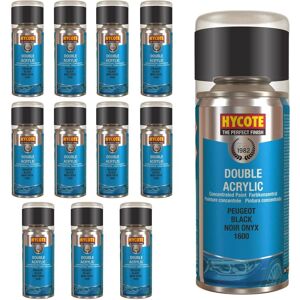Hycote Colour Spray Paint Aerosol Xdpg401 Peugeot Black 150ml Fast Drying X12 Hycote Colour Spray Paint Aerosol Xdpg401 Peugeot Black 150ml Fast Drying X12