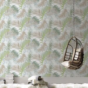 Graham & Brown Boutique 'Jungle Glam' Botanical Green Tropical Leaf Metallic Wallpaper 104265 Graham & Brown Boutique 'Jungle Glam' Botanical Green Tropical Leaf Metallic Wallpaper 104265