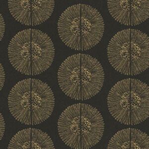 G78331 - Bazaar Trible Circles Black, Gold Galerie Wallpaper G78331 - Bazaar Trible Circles Black, Gold Galerie Wallpaper