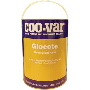 5lt Coo-Var Red Glocote High Visibility Fluorescent Paint 5lt Coo-Var Red Glocote High Visibility Fluorescent Paint