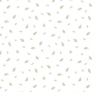 Kb25621 - Kitchen Style 3 Leaf Sprigs Green White Galerie Wallpaper Kb25621 - Kitchen Style 3 Leaf Sprigs Green White Galerie Wallpaper