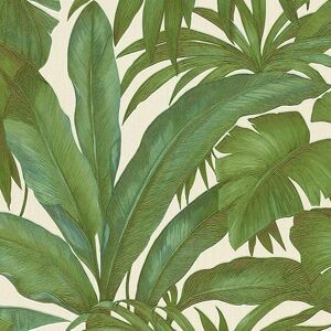 Versace Green Palm Leaf Wallpaper Extra Wide Textured Vinyl 96240-5 Designer Versace Green Palm Leaf Wallpaper Extra Wide Textured Vinyl 96240-5 Designer