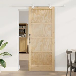 Sliding Door Manual White 86 X 211 Cm Solid Pine Wood And Steel Vidaxl Sliding Door Manual White 86 X 211 Cm Solid Pine Wood And Steel Vidaxl