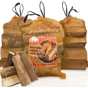 Gardenco 75l Hardwood Longer Burning Kiln Dried Logs 3 X 25l Nets, Ideal For Open Fires, Gardenco 75l Hardwood Longer Burning Kiln Dried Logs 3 X 25l Nets, Ideal For Open Fires,