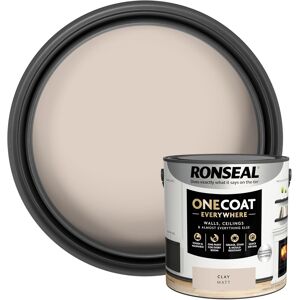 Ronseal One Coat Everywhere Paint Clay Matt 2.5l – Durable Interior Paint For Wa Ronseal One Coat Everywhere Paint Clay Matt 2.5l – Durable Interior Paint For Wa