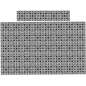 45pcs Drainage Tile Interlocking 30x30cm Pp Floor Cushion Kit For Deck Outdoor❀ 45pcs Drainage Tile Interlocking 30x30cm Pp Floor Cushion Kit For Deck Outdoor❀