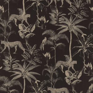 Does Not Apply Savannah Black Gold Wallpaper Textured Shimmer Cheetah Palm Tree Jungle Tropical Does Not Apply Savannah Black Gold Wallpaper Textured Shimmer Cheetah Palm Tree Jungle Tropical