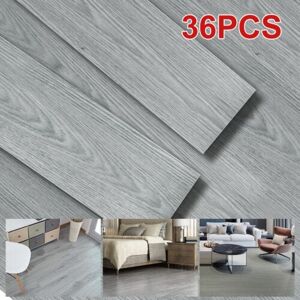 Kartols 36-Pack/5m² Floor Planks Tiles Self Adhesive Wood Effect Pvc Flooring Kitchen Kartols 36-Pack/5m² Floor Planks Tiles Self Adhesive Wood Effect Pvc Flooring Kitchen