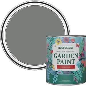 Rust-Oleum Grey Mould-Resistant Garden Paint In Gloss Finish - Torch Grey 750ml Rust-Oleum Grey Mould-Resistant Garden Paint In Gloss Finish - Torch Grey 750ml