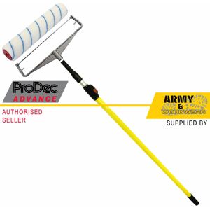 Prodec 12\" Solvent Resistant Paint Roller + Metal Arm Frame + Extension Pole Prodec 12\" Solvent Resistant Paint Roller + Metal Arm Frame + Extension Pole