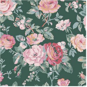 Cath Kidston Wallpaper Garden Rose Green Floral Cath Kidston Wallpaper Garden Rose Green Floral