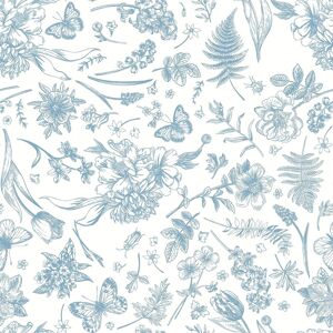 Ciciwind Peel And Stick Wallpaper 44cm×10m Self Adhesive Wallpaper Blue White Ciciwind Peel And Stick Wallpaper 44cm×10m Self Adhesive Wallpaper Blue White