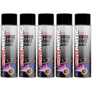 5x Promatic Guidecoat Professional Spray Paint Aerosol Auto Multi Purpose 500ml 5x Promatic Guidecoat Professional Spray Paint Aerosol Auto Multi Purpose 500ml