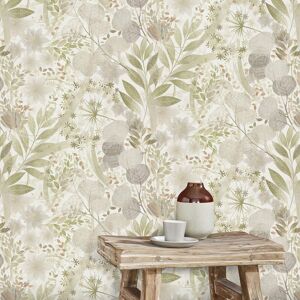 Erismann Secret Garden Green Floral Wallpaper - Wallpaper Erismann Secret Garden Green Floral Wallpaper - Wallpaper