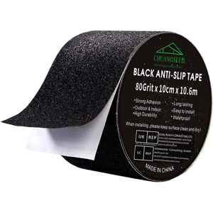 Does Not Apply Heavy Duty Black Anti Slip Tape 4\" X 35ft (10cm X 10.6m) High Traction For Outdo Does Not Apply Heavy Duty Black Anti Slip Tape 4\" X 35ft (10cm X 10.6m) High Traction For Outdo