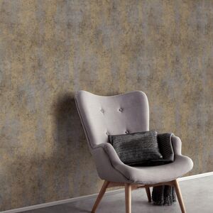 Erismann Vinyl Wallpaper Taupe / Gold Luxury Concrete Elle Decoration Textured 10438-38 Erismann Vinyl Wallpaper Taupe / Gold Luxury Concrete Elle Decoration Textured 10438-38