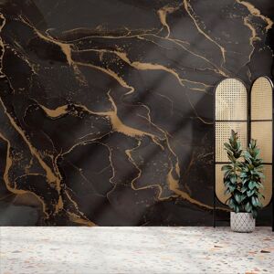 Superfresco Easy Marble Black & Gold Print To Order Fixed Size Mural Superfresco Easy Marble Black & Gold Print To Order Fixed Size Mural