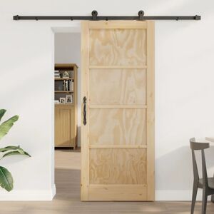 Sliding Door Manual Orkdal Natural And Black 83 X 202 Cm Vidaxl Sliding Door Manual Orkdal Natural And Black 83 X 202 Cm Vidaxl