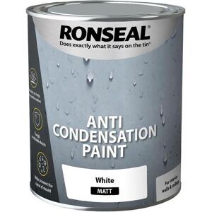 Ronseal Anti Condensation Paint,Interior Walls & Ceilings, White Matt ,750ml Ronseal Anti Condensation Paint,Interior Walls & Ceilings, White Matt ,750ml