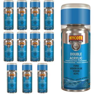 Hycote Colour Spray Paint Xdfd726 Ford Vision Blue (Metallic) 150ml X12 Hycote Colour Spray Paint Xdfd726 Ford Vision Blue (Metallic) 150ml X12