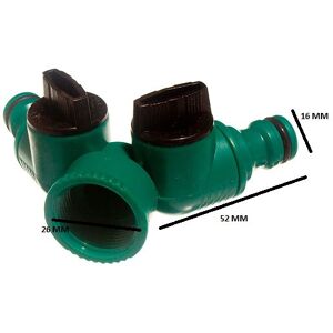 Onestopdiy New 100 X Hose Connectors Quick Fix Dual Shut Off Standard Hose Fitting - Onesto Onestopdiy New 100 X Hose Connectors Quick Fix Dual Shut Off Standard Hose Fitting - Onesto