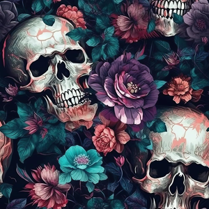 Does Not Apply Dark Purple Black Blue Skull Pink Flowers Gothic Peel And Stick Wallpaper Stick Does Not Apply Dark Purple Black Blue Skull Pink Flowers Gothic Peel And Stick Wallpaper Stick