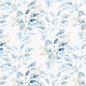 Does Not Apply Self Adhesive Wallpaper Blue And Gold Leaf Wallpaper 41×600cm Contact Paper Wate Does Not Apply Self Adhesive Wallpaper Blue And Gold Leaf Wallpaper 41×600cm Contact Paper Wate
