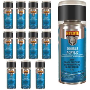 Hycote Colour Spray Paint Bmw Black Sapphire (Metallic) 150ml Fast Dry X12 Hycote Colour Spray Paint Bmw Black Sapphire (Metallic) 150ml Fast Dry X12