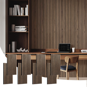 Does Not Apply 8 Pcs Wood Wall Panels, 60cm×28.5cm Wood Slat Acoustic Panels Sound Absorbing,No Does Not Apply 8 Pcs Wood Wall Panels, 60cm×28.5cm Wood Slat Acoustic Panels Sound Absorbing,No