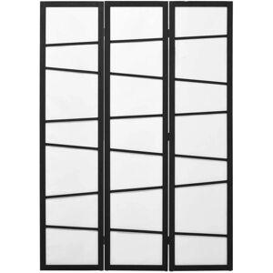 Homcom Folding Room Divider 3 Panel Privacy Screen Protector With Wooden Frame Homcom Folding Room Divider 3 Panel Privacy Screen Protector With Wooden Frame