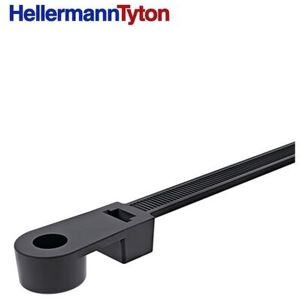 Workshop 100 X Hellermanntyton Cable Ties Blck T120mr 400 X 7.6mm Mounting Head - Ect22 Workshop 100 X Hellermanntyton Cable Ties Blck T120mr 400 X 7.6mm Mounting Head - Ect22